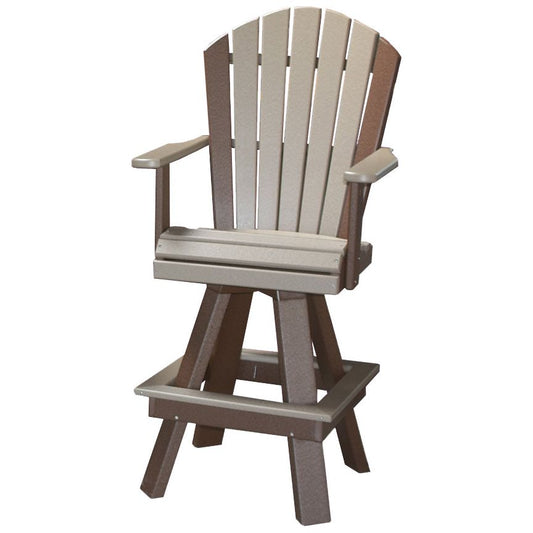 Creekside Classic (Adirondack) Swivel Bar Chair (C102)