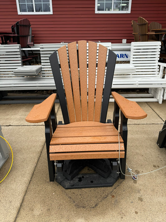 Classic Swivel Glider (C100) in Black and Cedar