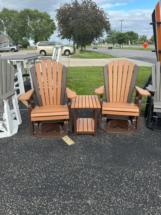 Classic Swivel Glider (C100) in Brown and Cedar