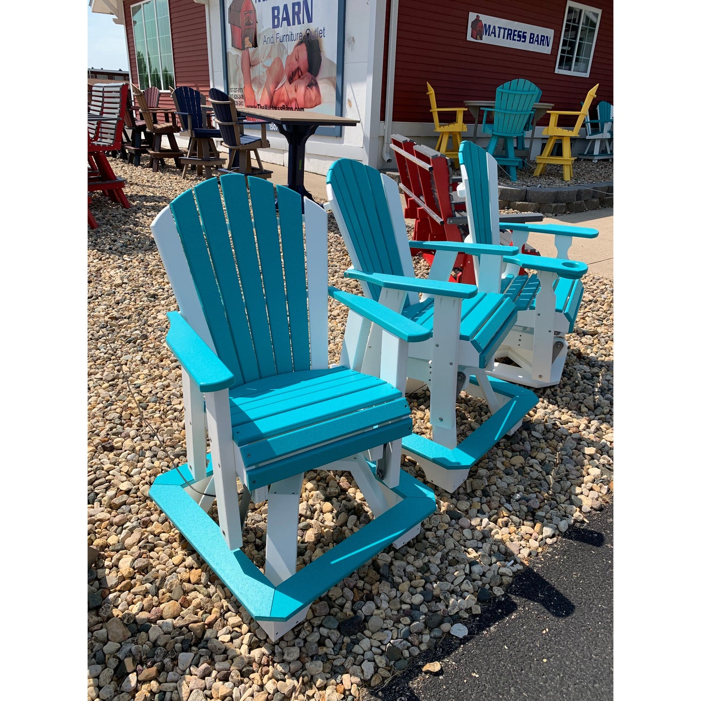 Creekside Classic (Adirondack) Swivel Counter Chair (C116)