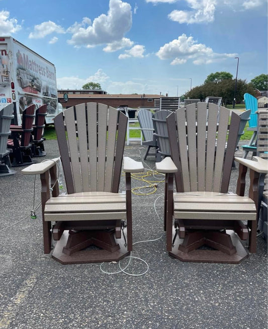 Classic Swivel Glider (C100) in Brown and Weatherwood