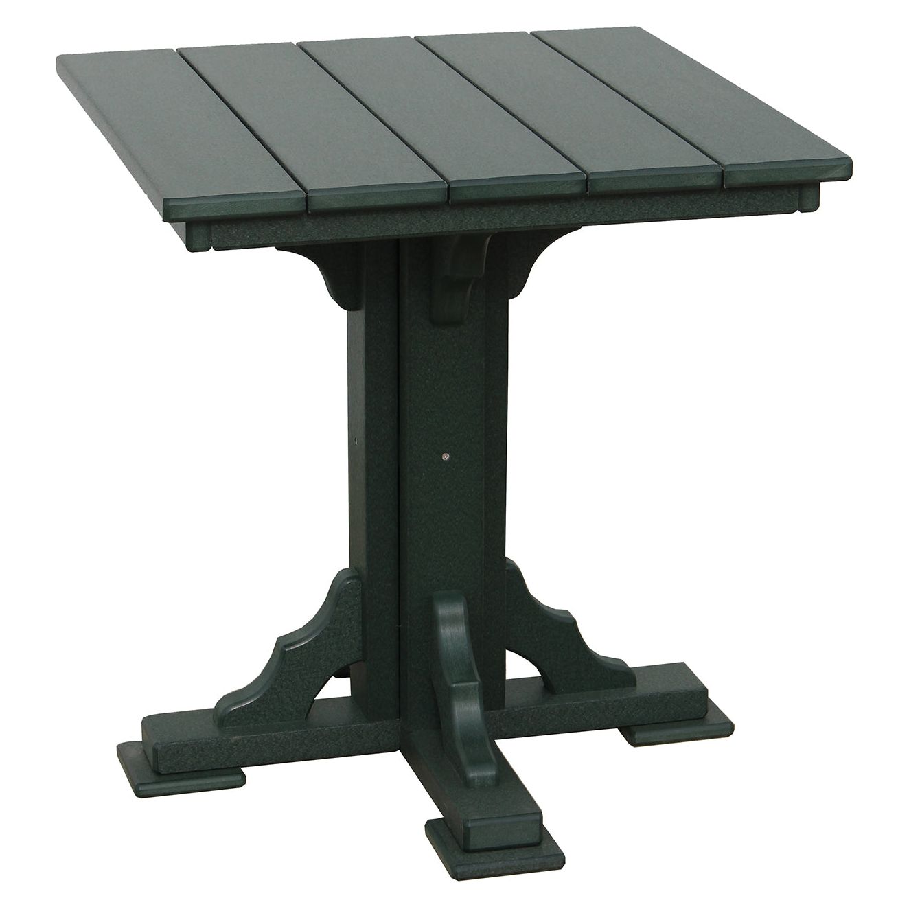 28" Green Dining Table